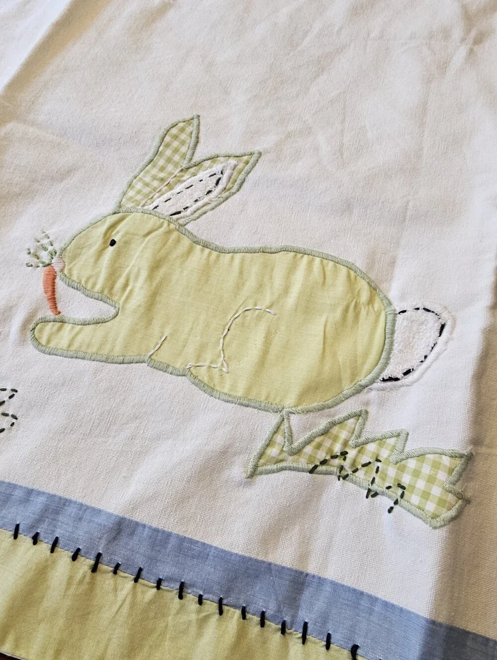 Pottery Barn Kids Bunny 4 Valances Neutral